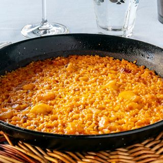 Arroz Marinero, limpio para no mancharse. 