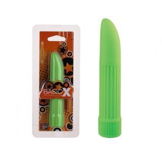 Vibrador 13 Cm Verde Multivelocidad Sedoso