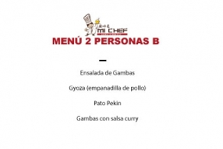 101 - menú para 2 personas