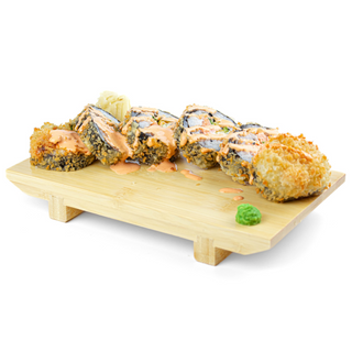 Spicy salmon fried maki 6 buc