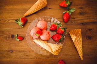 Натурален занаятчийски сладолед Плодови веган сорбета 