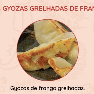 Gyozas Grelhadas de Frango