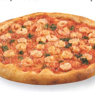 Pizza De Gambas (Mediana)