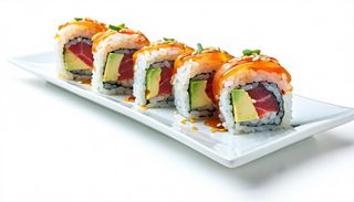 051 Uramaki tonno e avocado