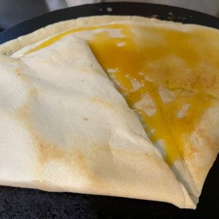 Crepe Con Sirope De Vainilla