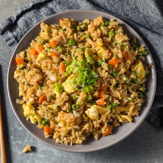 Arroz Frito con Huevo de Singapur