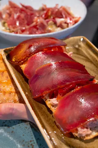 Tosta Jamon Serrano Queso