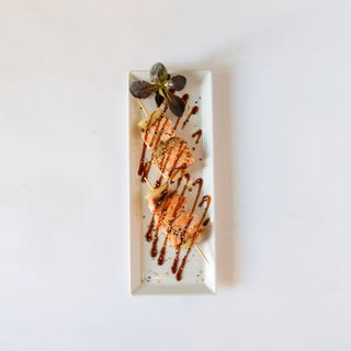 Pinchos de Salmón Teriyaki