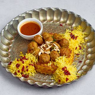 Tahczin z klopsikami z baraniny