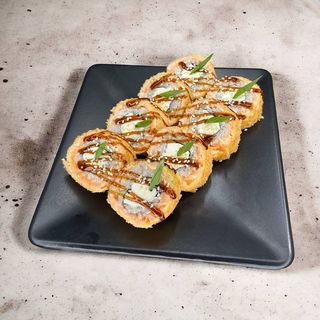 Темпура с жаренным тунцом 8шт.