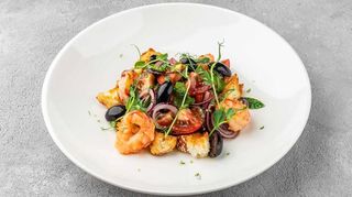 Тосканський салат з томатами та креветками (250г)