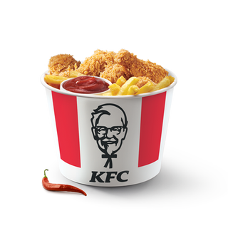 Кофа за един пикантни крилца