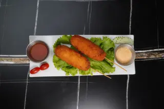 Brochettes De Poulets Panées