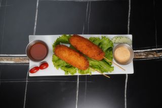 Brochettes De Poulets Panées