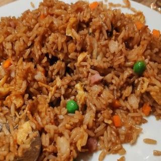 Arroz Frito 3 Delicias Con Jamón Y Verduras