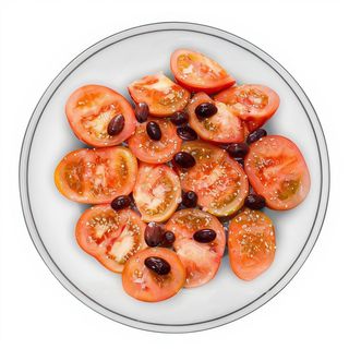 Tomate con aceitunas