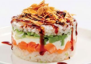 66 Hamburger di salmone