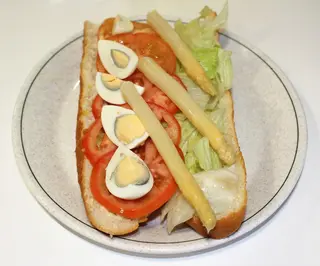 Bocadillo vegetal