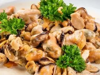 М'ясо мідій у вершковому соусі (200g)
