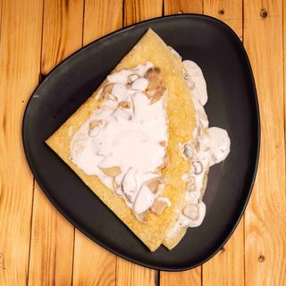 Crêpe poulet crème champignon