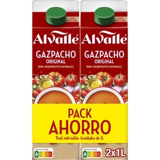 Alvalle Gazpacho Original Pack Ahorro Brik 2 Uds 1 L