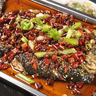 Pesce alla griglia piccante