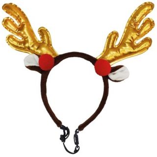  NOBBY Božićni rogovi irvasa, zlatni, fi 15cm (KOD N51920)