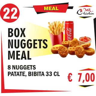 Box nuggets meal