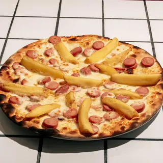 Wurstel e patatine fritte