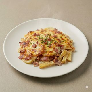 Patatas Gratinadas A Los Tres Quesos