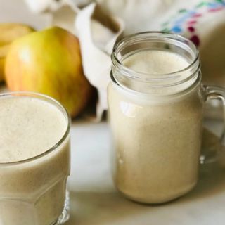 Batido de manzana y plátano 