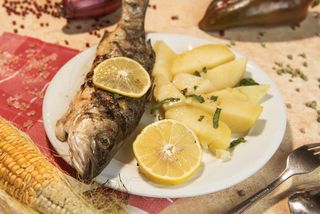 Biban de mare cu garnitura