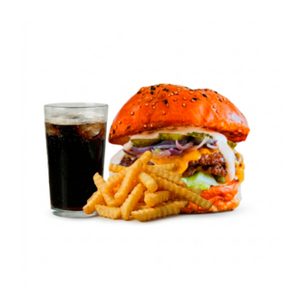 Menú Hamburguesa Con Queso