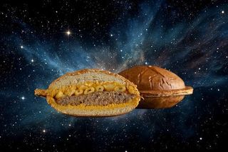 Mac & Cheese Ufo Burger