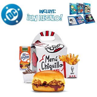 Menú Infantil Burger