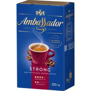 Кава мелена Ambassador Strong (225г)