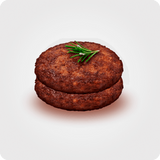 Კატლეტი Საქონლის  Ხორცით 1ც. Წონა: 100