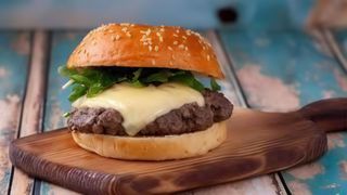 Hamburguesa Con Queso