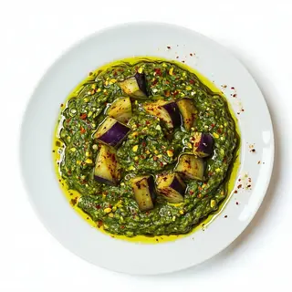 Baingan bharta - pesto di melanzana