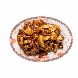 34. Ternera Con Champiñón