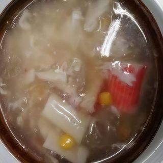 Sopa de Cangrejo con Espárragos