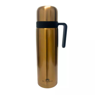 Termo acero inox 1L con pico vertedor. Cobre (4211)