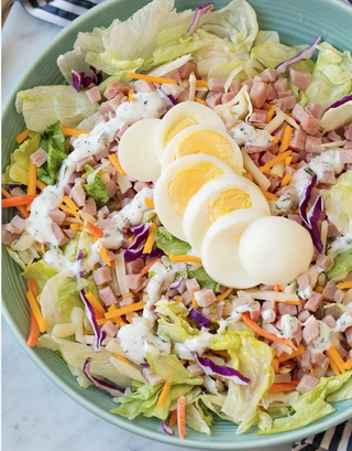 Ham and cheese salad