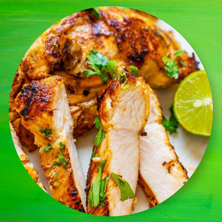 Poulet croustillant, sauce cheddar