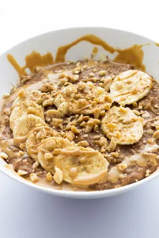Peanut butter sweet potato uji