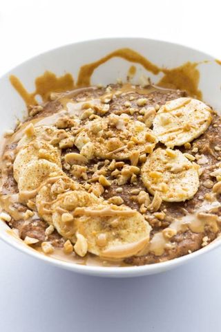 Peanut butter sweet potato uji