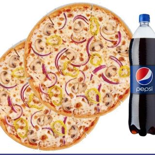 Menú De 2 Pizzas Familiar 42cm