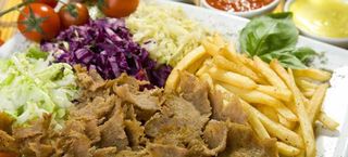 Kebab danie z wołowiną