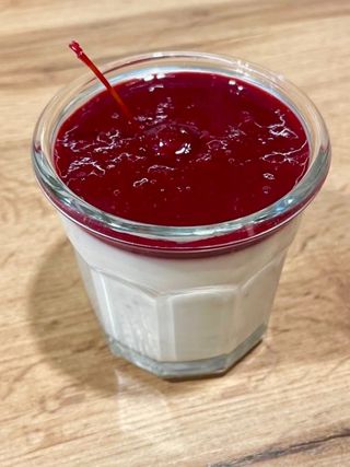 Панакота з кокт. вишнею