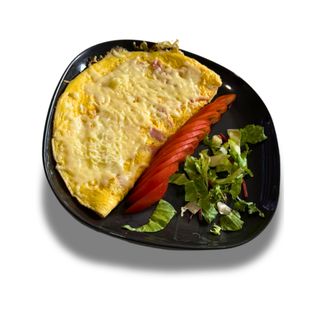 Omletă cu ciuperci